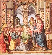 Palmezzano, Marco The First Communion of the Apostles oil on canvas